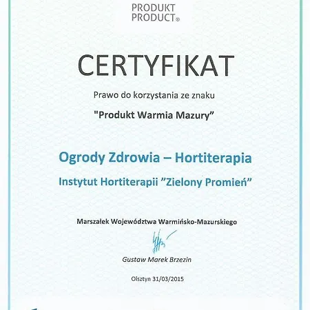 Instytut Zdrowia I Hortiterapii Kwatera prywatna